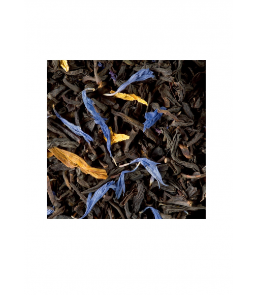Thé noir Jardin bleu en vrac (sachet de 100 grammes)